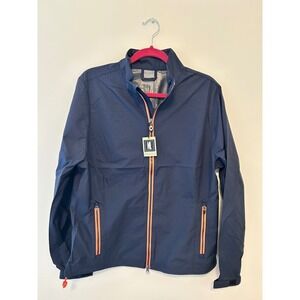 Kate Lord Women's Navy Blue Performance Lightweight Full Zip Jacket Size LT